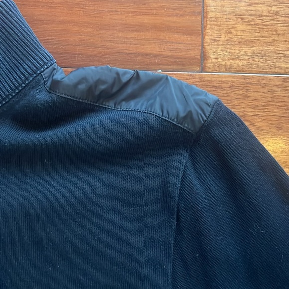 Hugo Boss Mens Large Regular Fit 1/4 Zip Pullover Sweatshirt Black - Picture 8 of 9